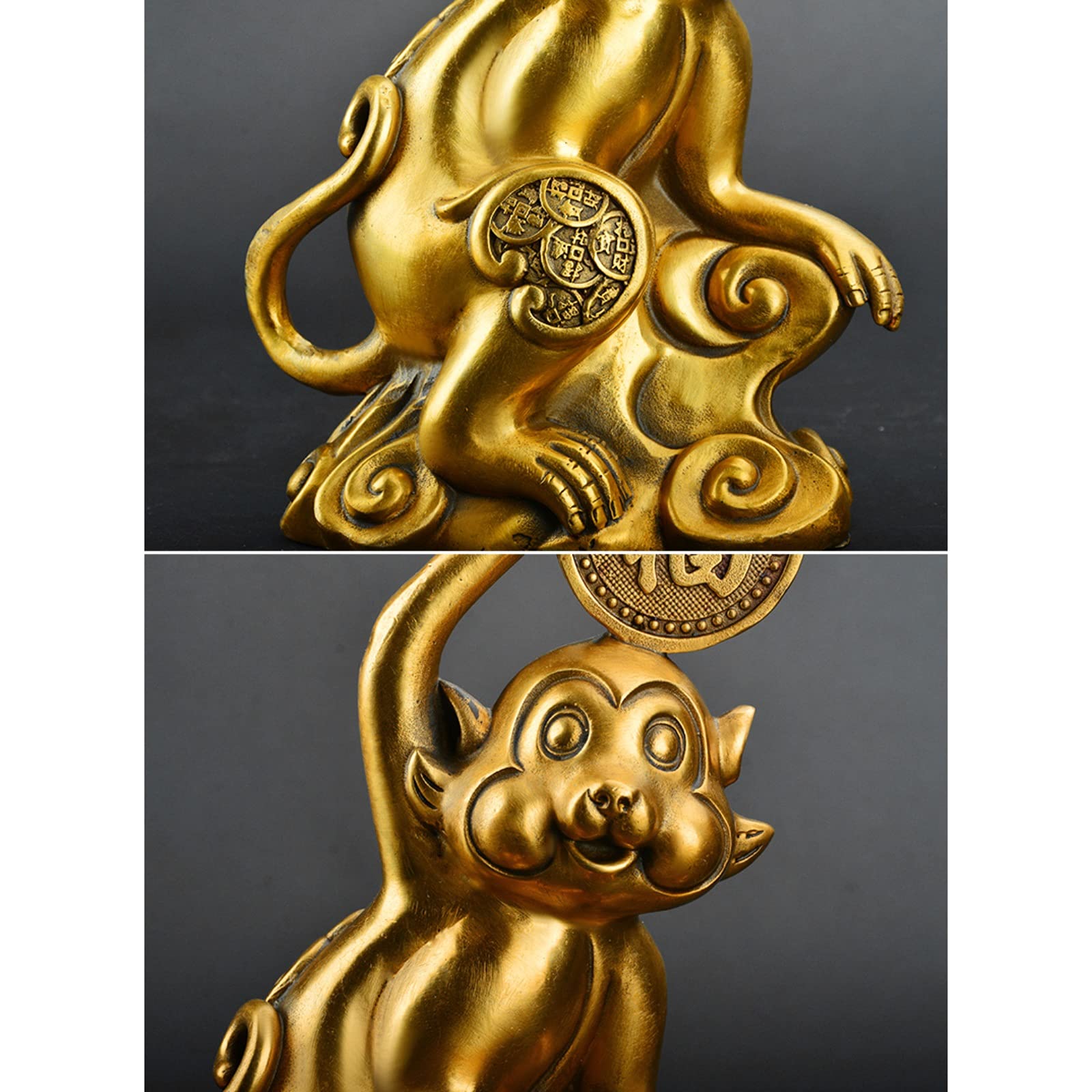 Amazon.com: Statues Feng Shui Decor Chinese Zodiac Monkey